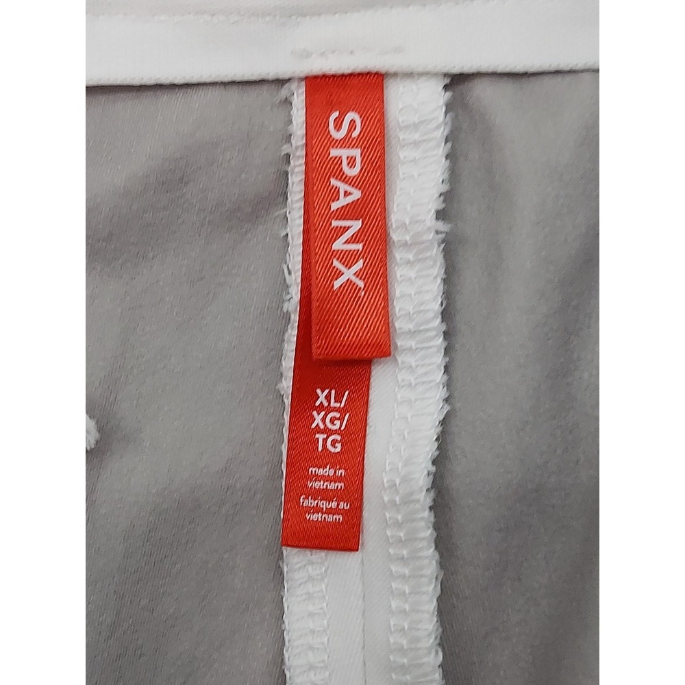 Spanx‎ Pants Womens XL White Wide Leg Cropped Pull On Shape Beach Coastal - Picture 3 of 11